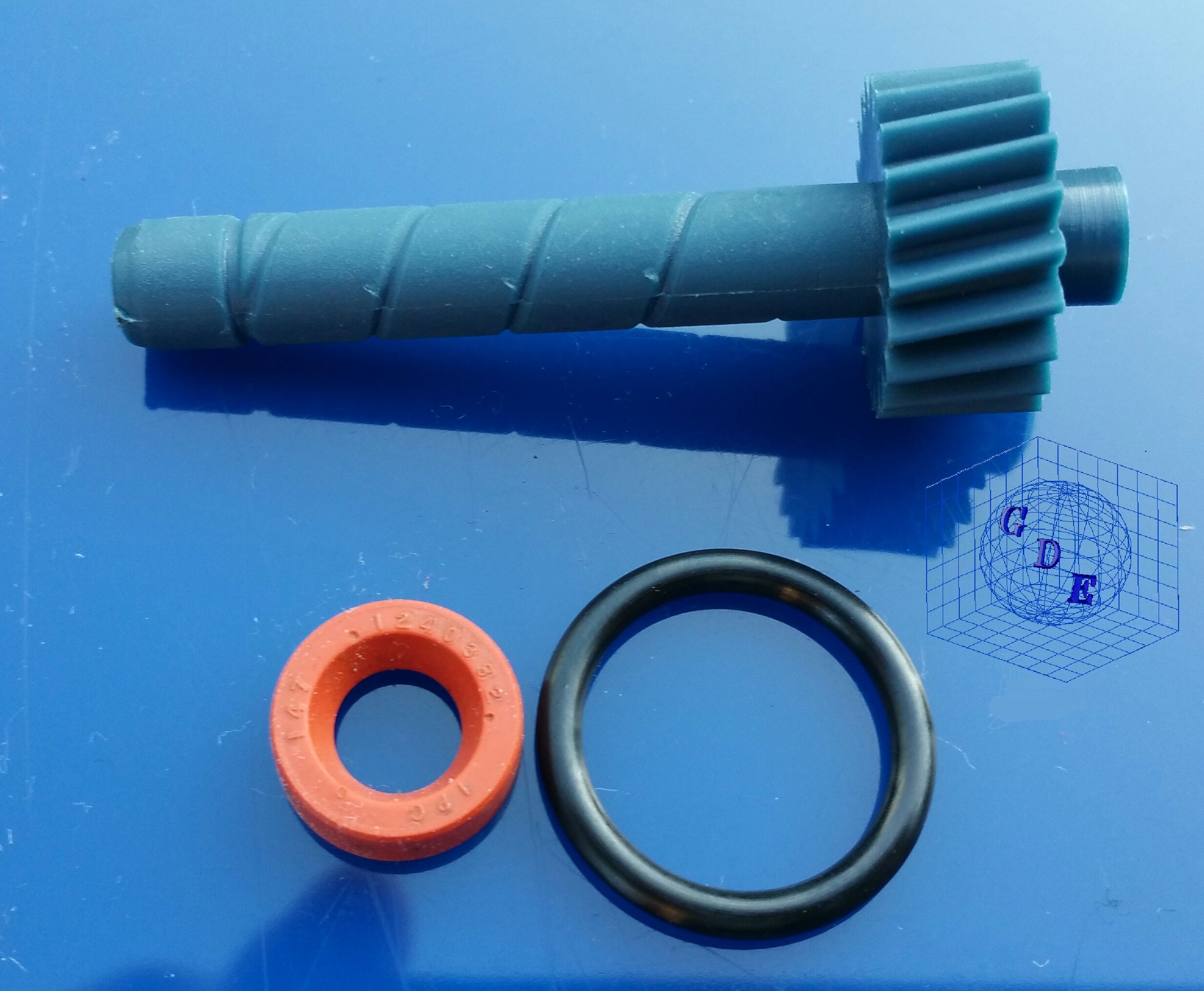 GM TRANSMISSION SPEEDOMETER GEAR 20 TEETH BLUE SPEEDO TH350 MUNCIE